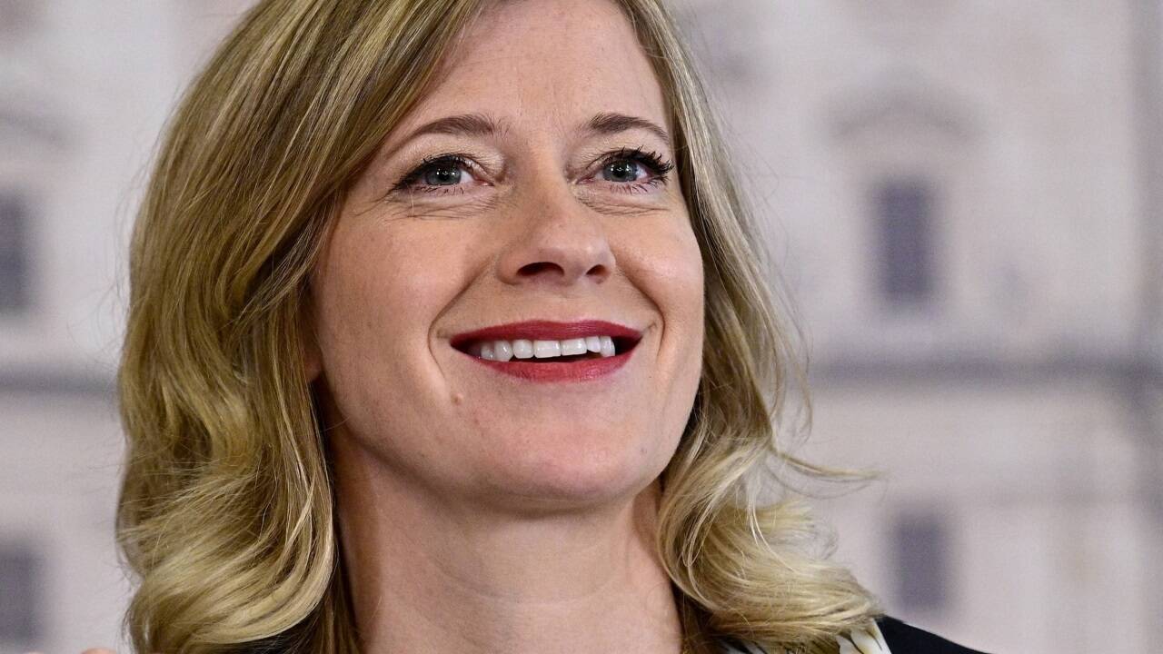 Schauspielerin Caroline Peters wurde am Donnerstag in Wien als neue Buhlschaft präsentiert. 