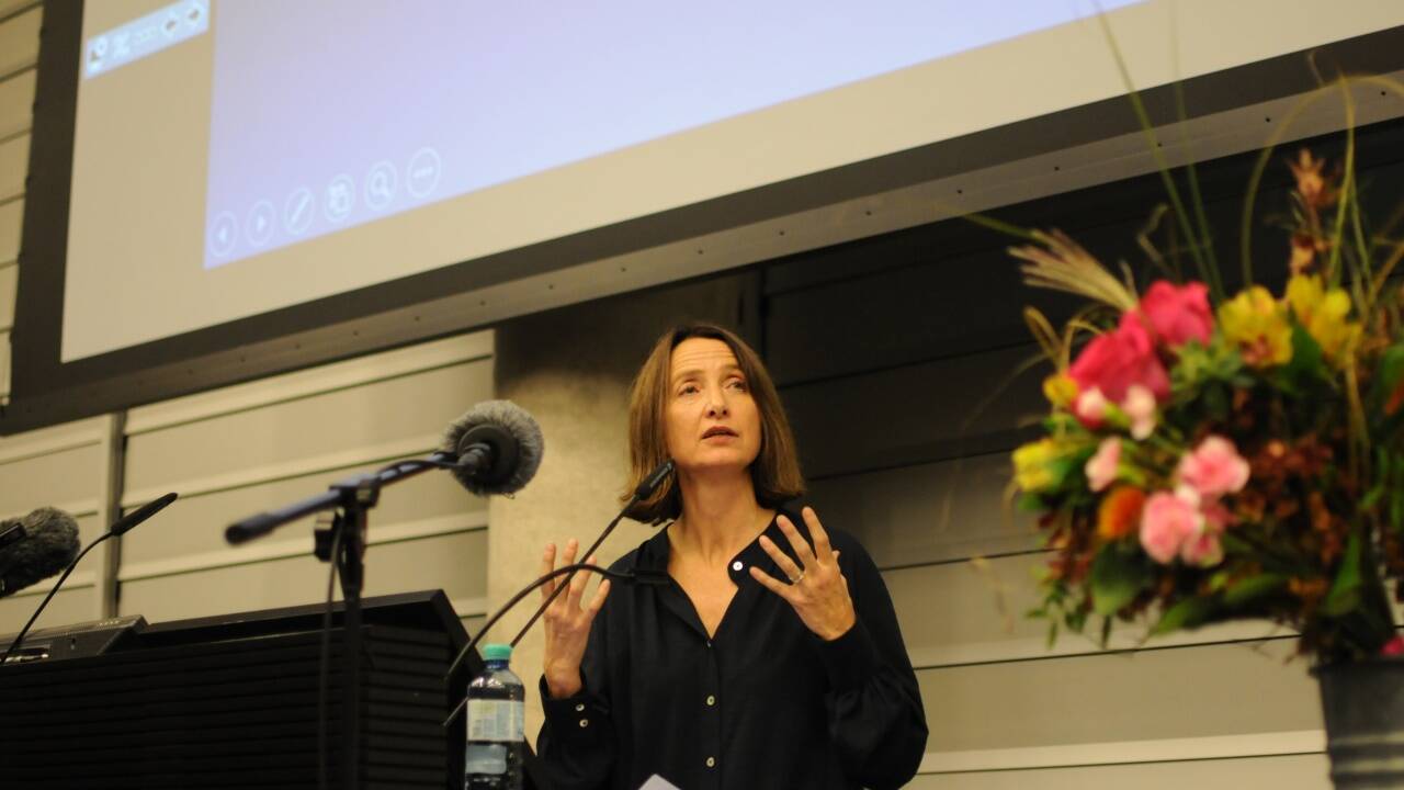 Die Keynote hielt Natalie Fenton, Professorin am Goldsmiths, University of London. 