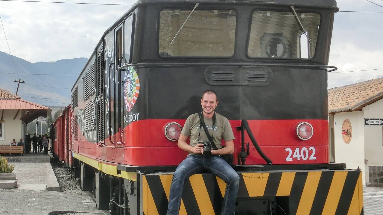 Gerhard Liebenberger in Ecuador.  