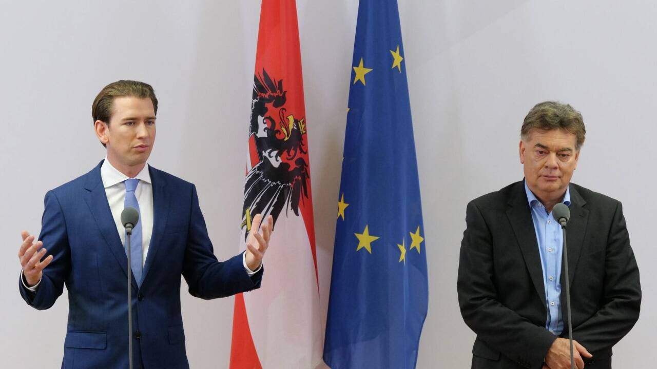 ÖVP-Chef Sebastian Kurz und Grünen-Chef Werner Kogler. 
