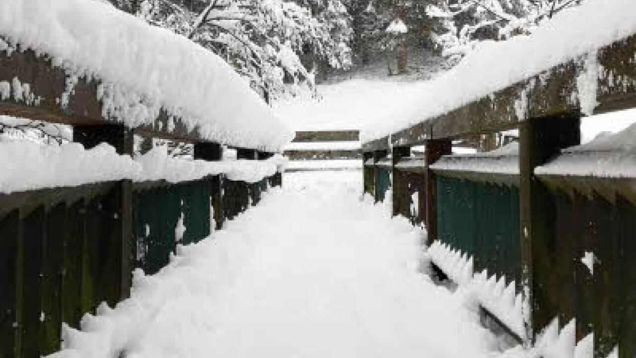 Wintereinbruch auch in Saalbach. Wintereinbruch auch in Saalbach.
