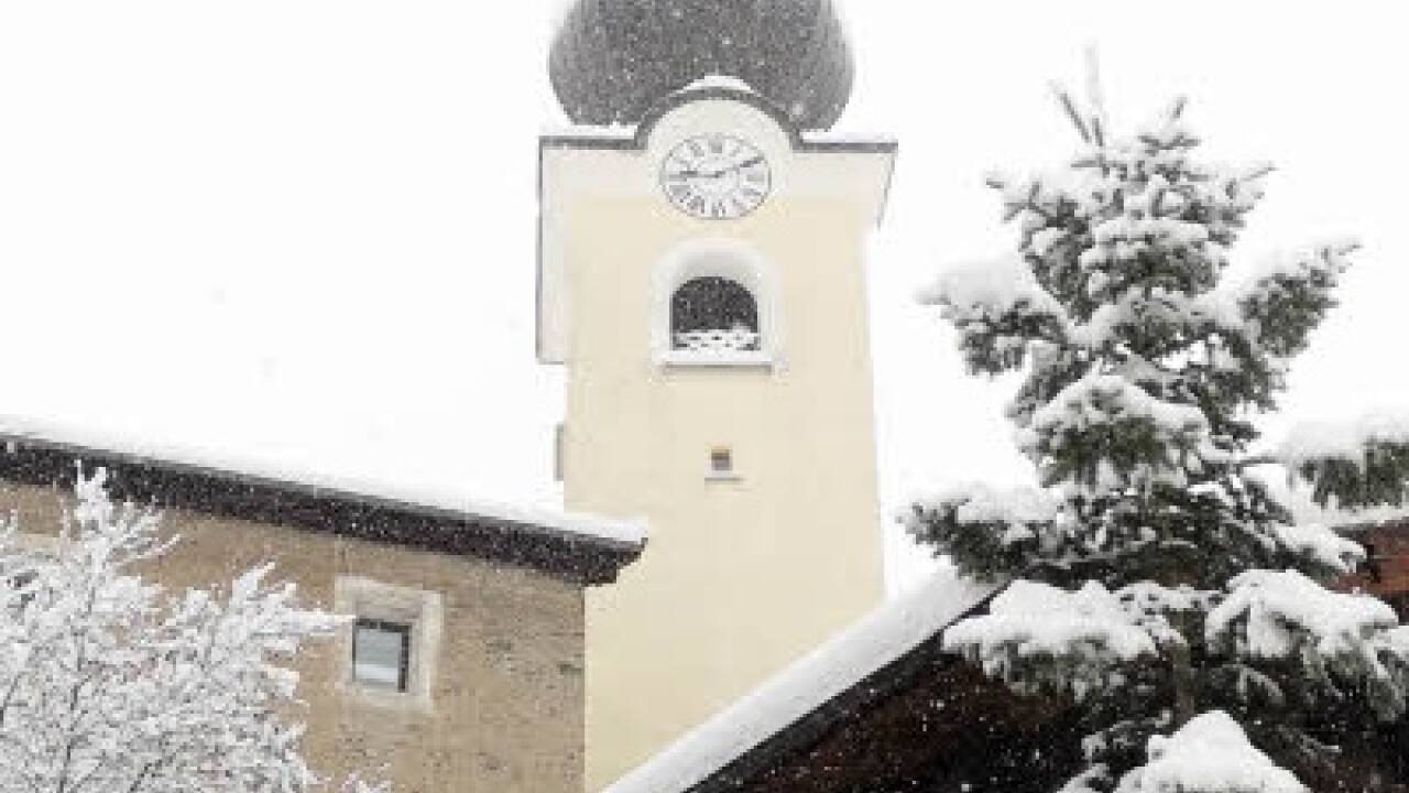 Wintereinbruch auch in Saalbach. Wintereinbruch auch in Saalbach.