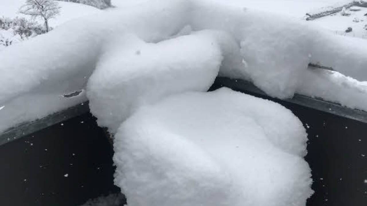 Viel Neuschnee am Mittwoch im Lungau. Viel Neuschnee am Mittwoch im Lungau.
