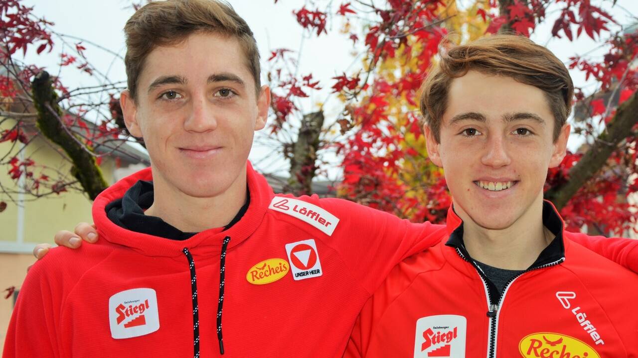 Thomas und Stefan Rettenegger weisen bereits beachtliche Erfolge in der Nordischen Kombination auf. 