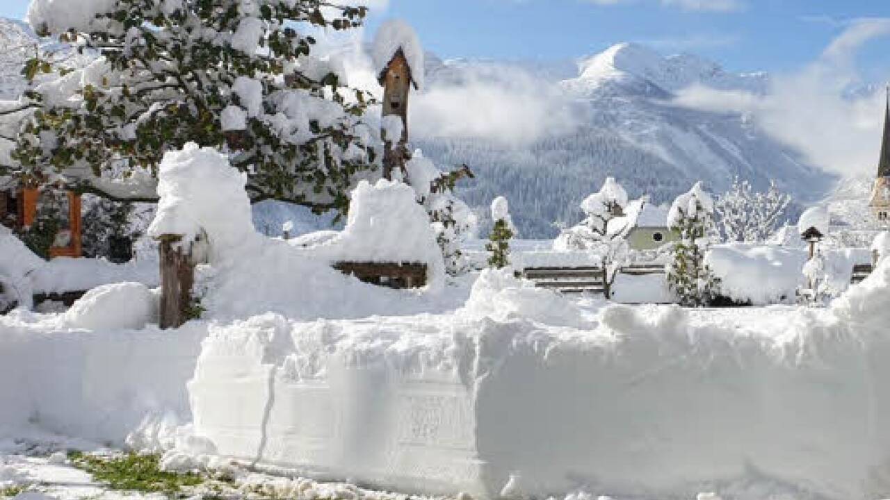 Nach bis zu 50 Zentimeter Neuschnee herrscht in St. Michael Winteridylle. Nach bis zu 50 Zentimeter Neuschnee herrscht in St. Michael Winteridylle.