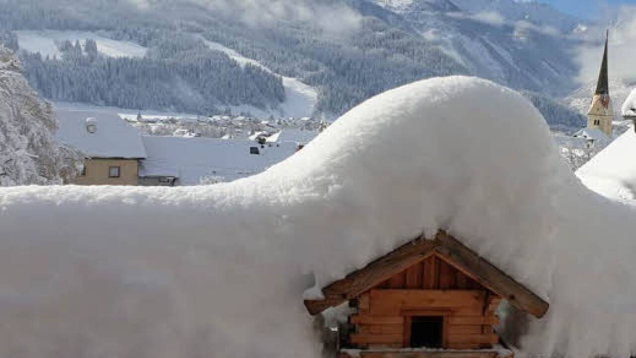 Ein halber Meter Schnee in St. Michael. Ein halber Meter Schnee in St. Michael.