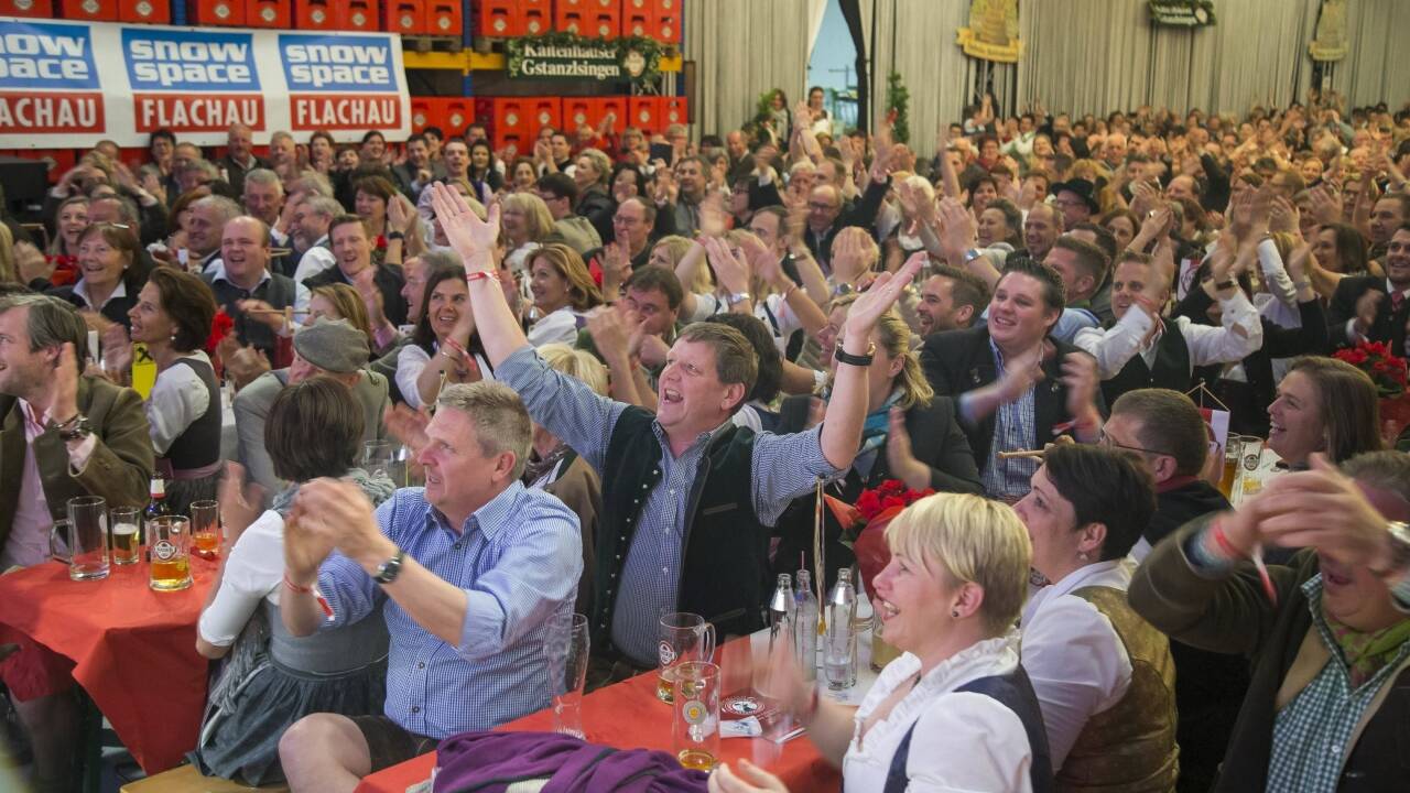 Beste Stimmung beim 26. Kaltenhausner Gstanzlsingen. 