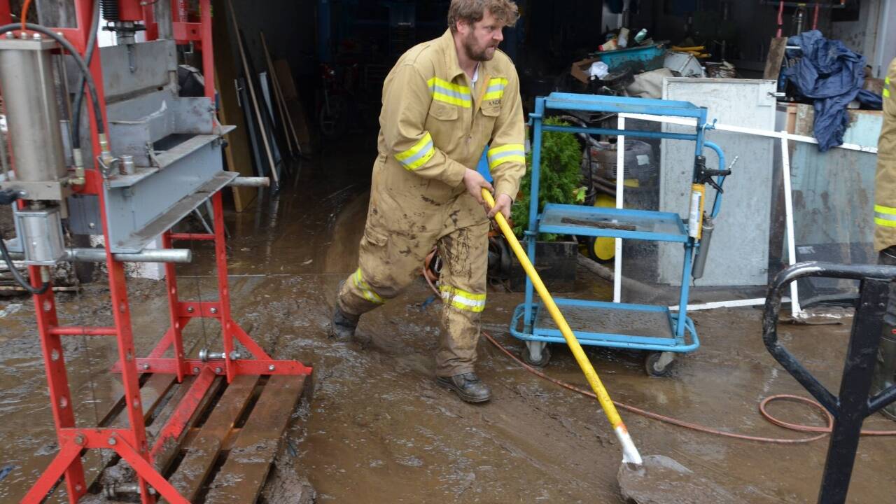 Feuerwehreinsatz in Muhr. 