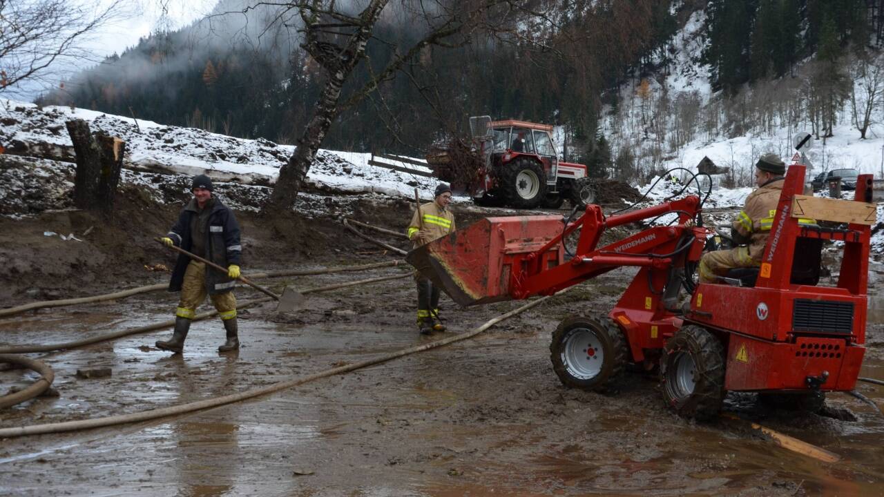 Feuerwehreinsatz in Muhr. 