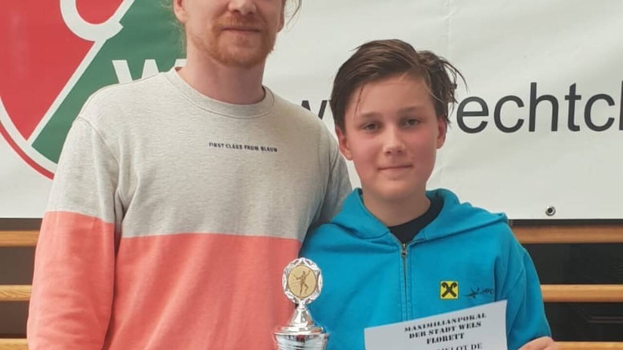 Stolz: Trainer Moritz Hinterseer und Matisse Melot de Beauregard 