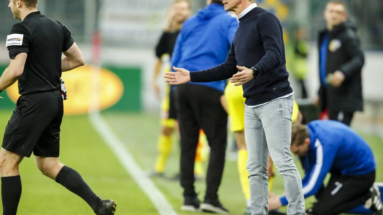 Ärger bei Trainer Jesse Marsch.  