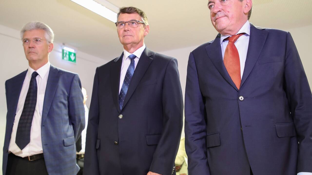 Eduard Paulus, Othmar Raus und Heinz Schaden. 