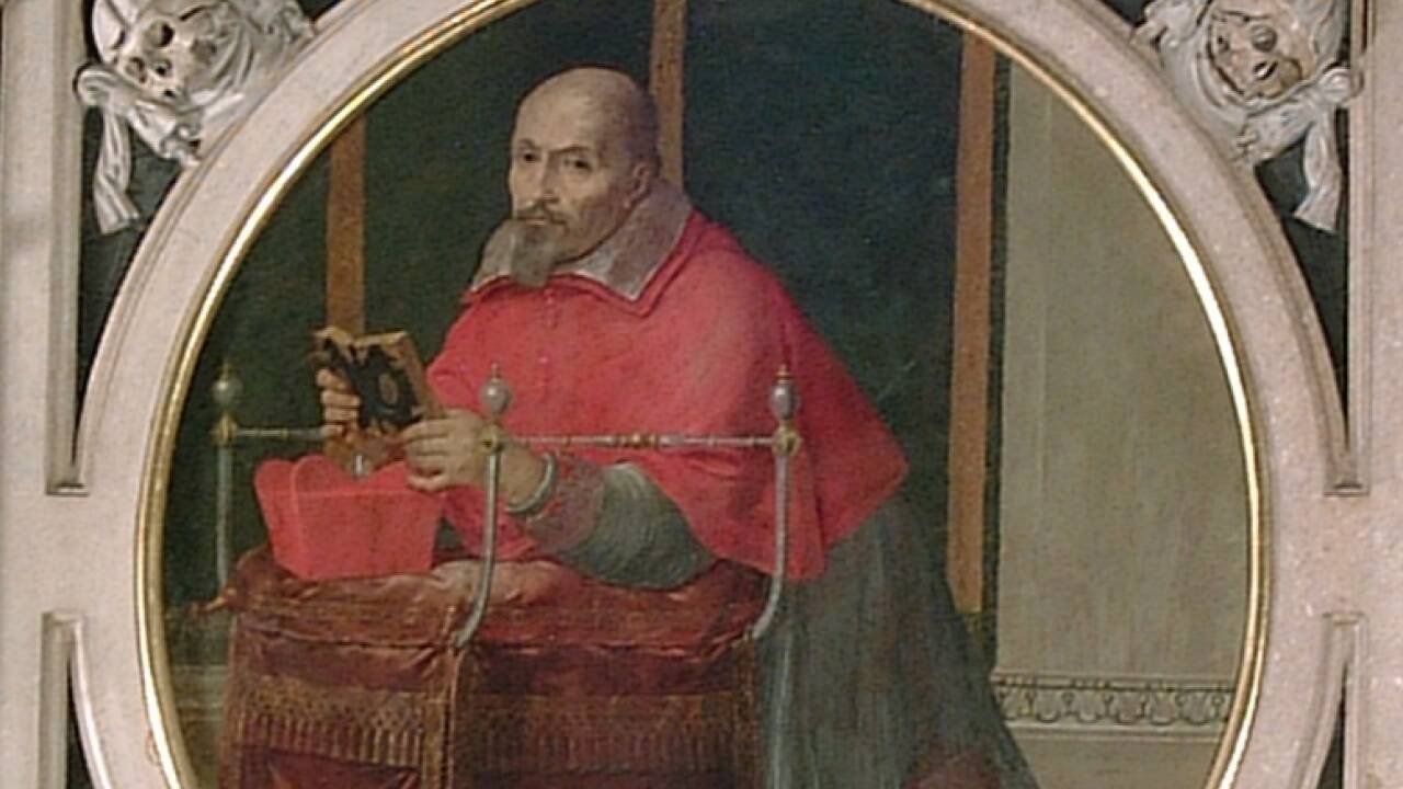 Detail aus dem Epitaph von Paris Lodon im Salzburger Dom. 