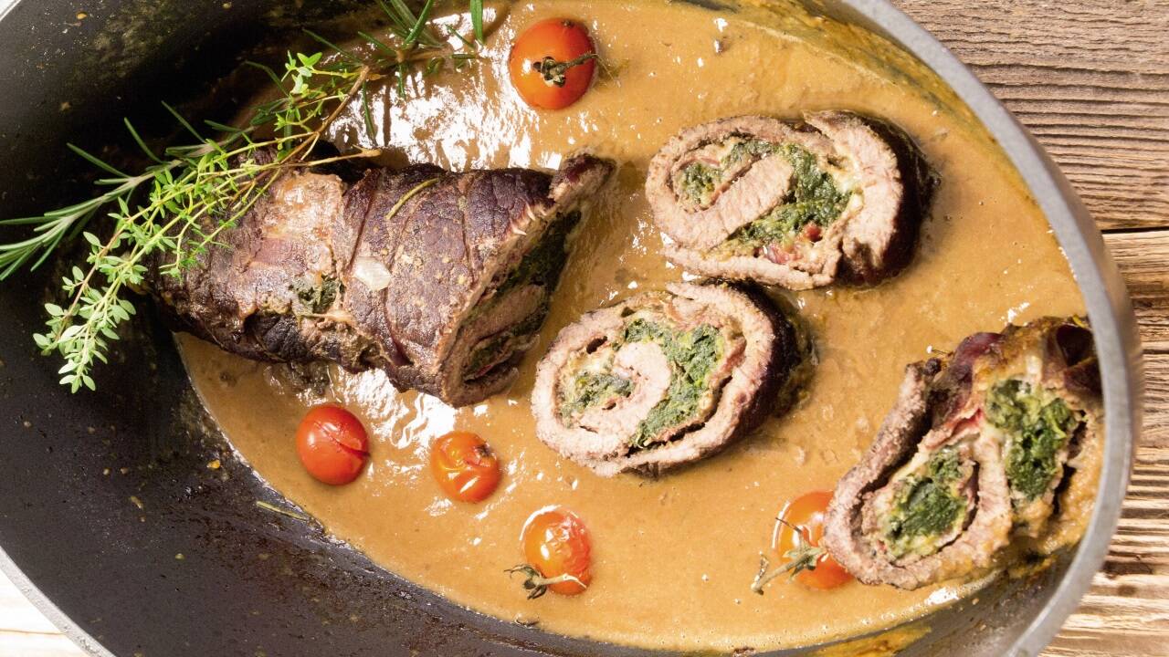 Festtagsbraten. 