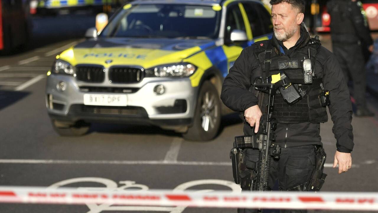 Gewaltsamer Zwischenfall auf der London Bridge.  
