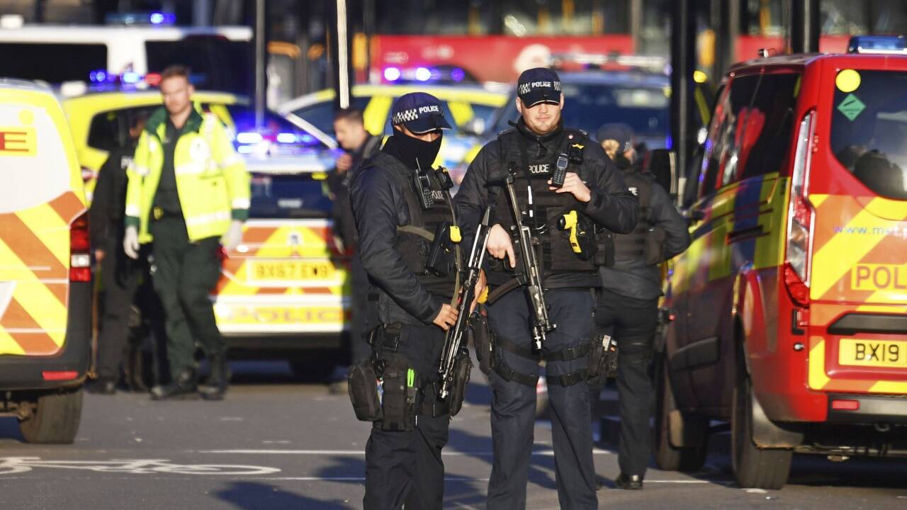 Gewaltsamer Zwischenfall auf der London Bridge.  
