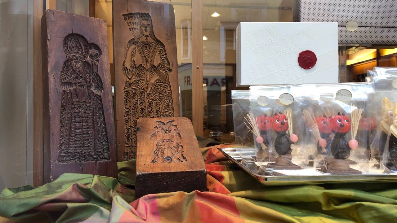 Rare Blicke auf ihre alten Lebkuchen-Model ermöglicht die Halleiner Café-Konditorei Braun.  