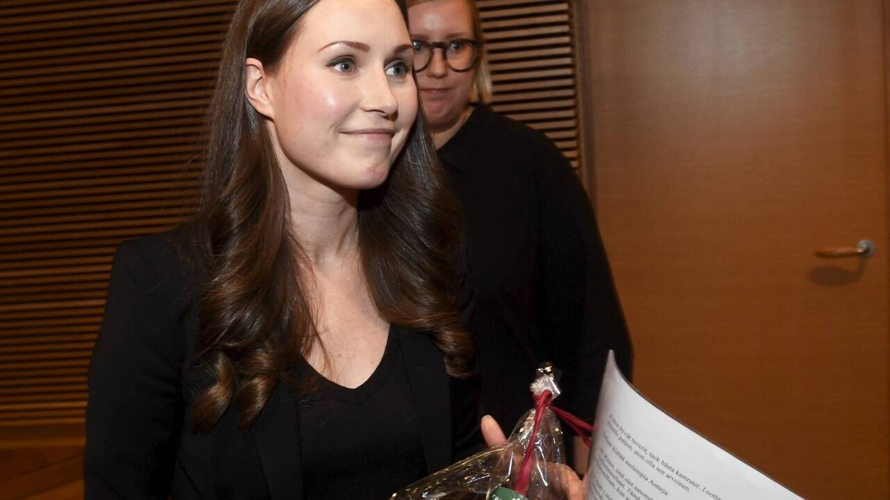 Die bisherige Verkehrsministerin Sanna Marin wird die künftige finnische Regierungschefin. 