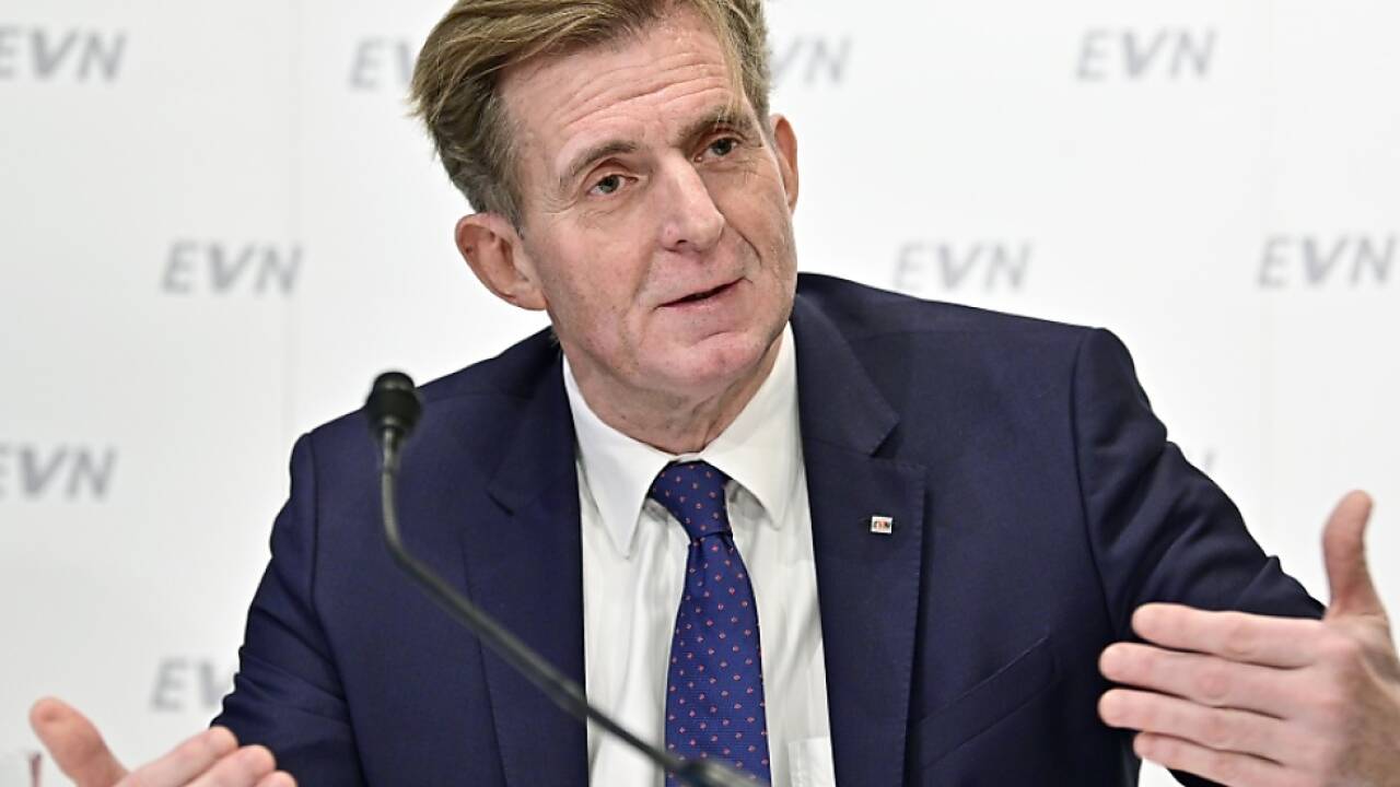 EVN-Vorstandsdirektor Franz Mittermeyer bei der Bilanz-Pressekonferenz 