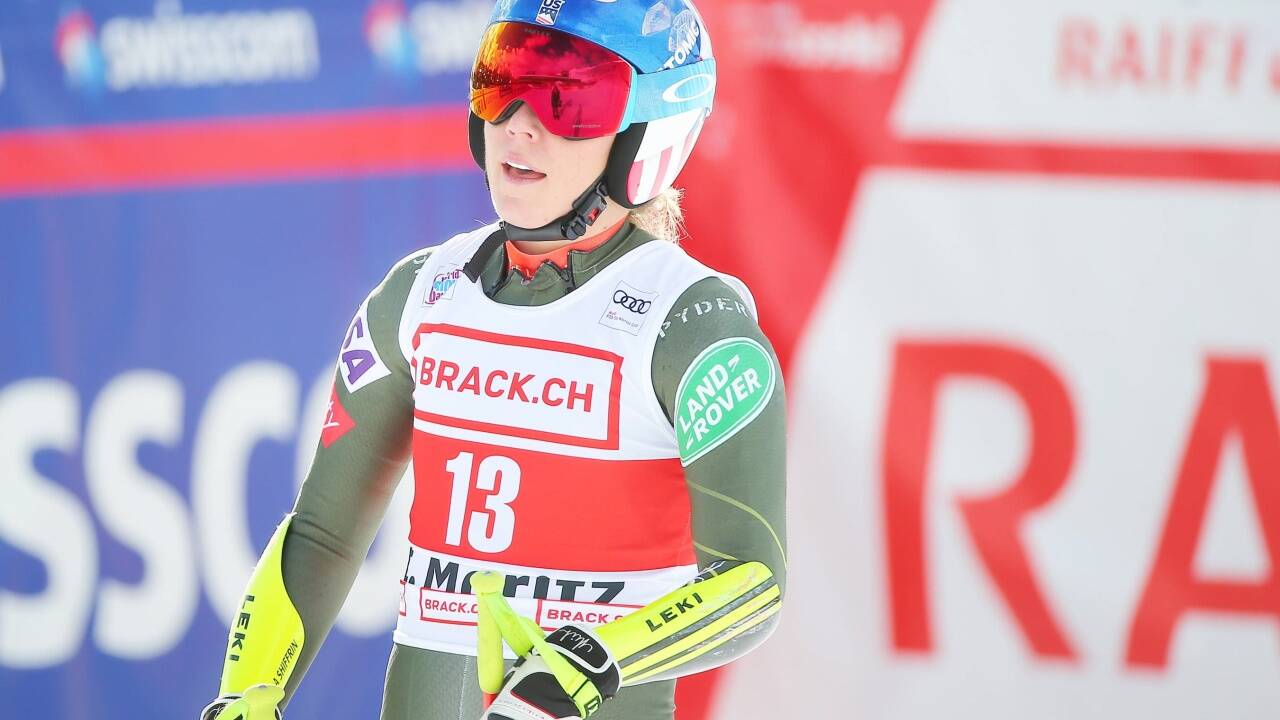 Mikaela Shiffrin wurde Dritte. 