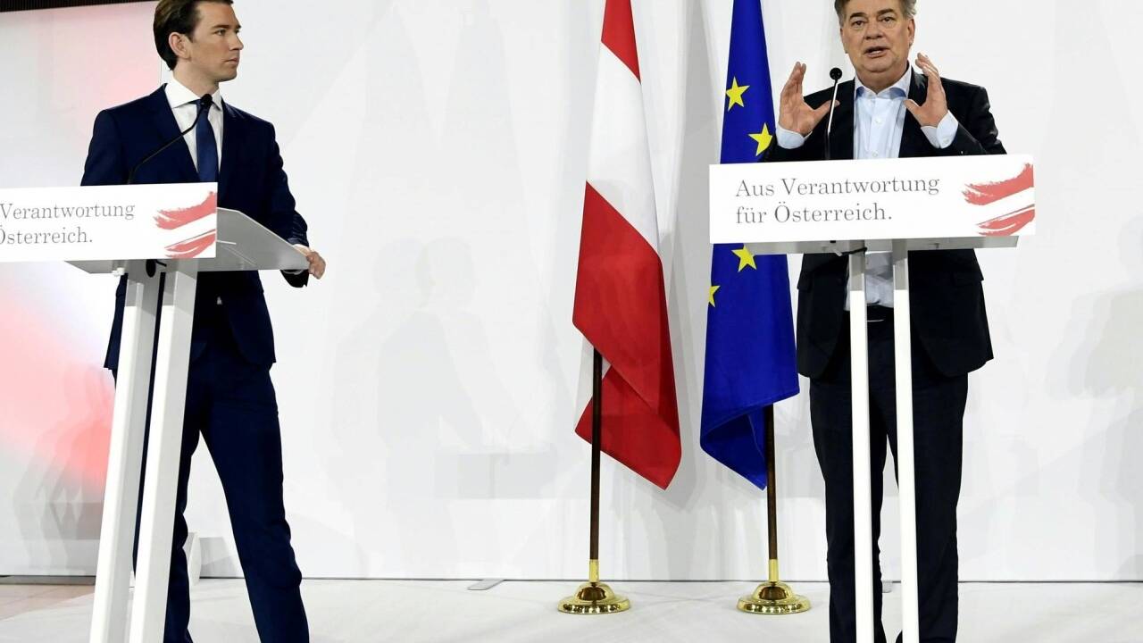 Sebastian Kurz und Werner Kogler sind sich einig. Sebastian Kurz und Werner Kogler sind sich einig.