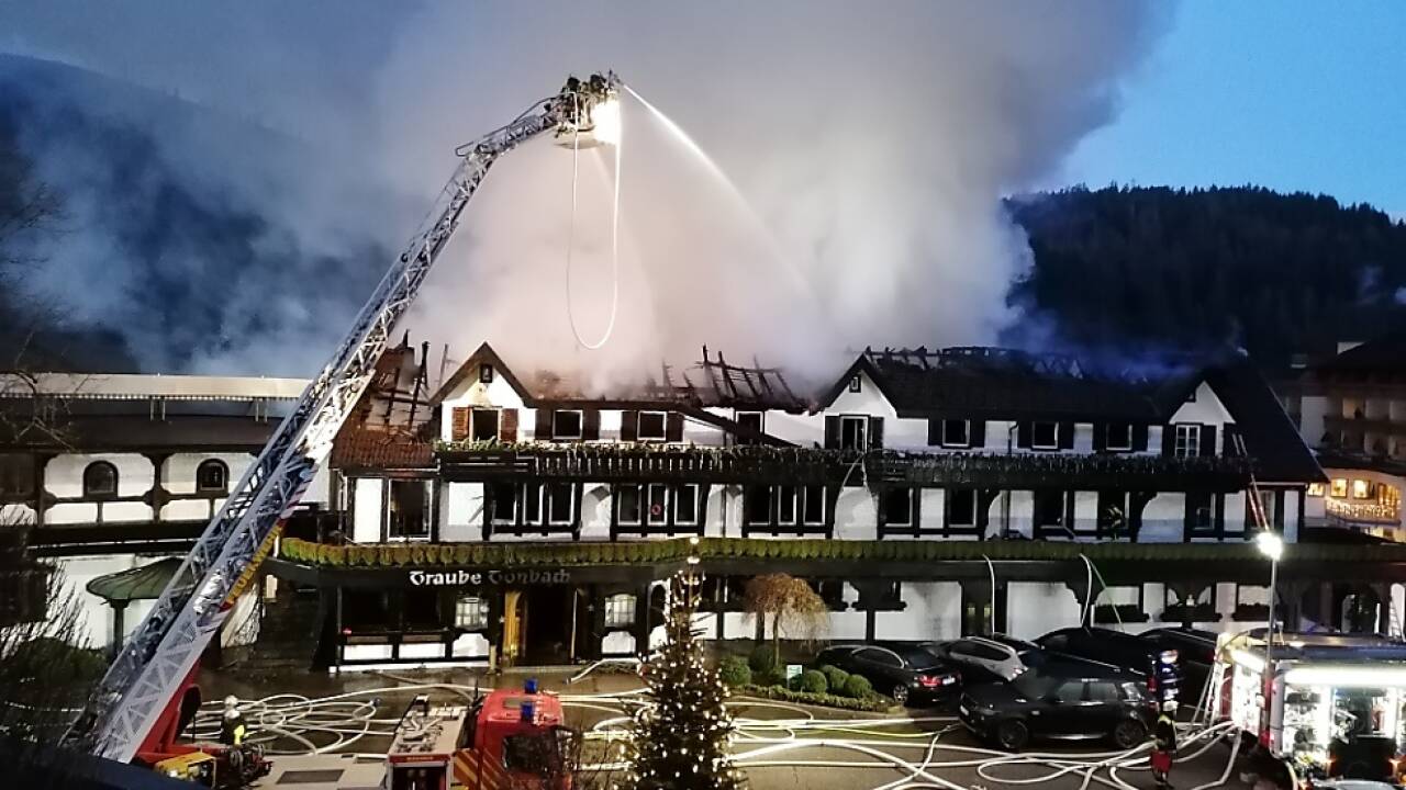 Brand in bekanntem Restaurant im Schwarzwald 