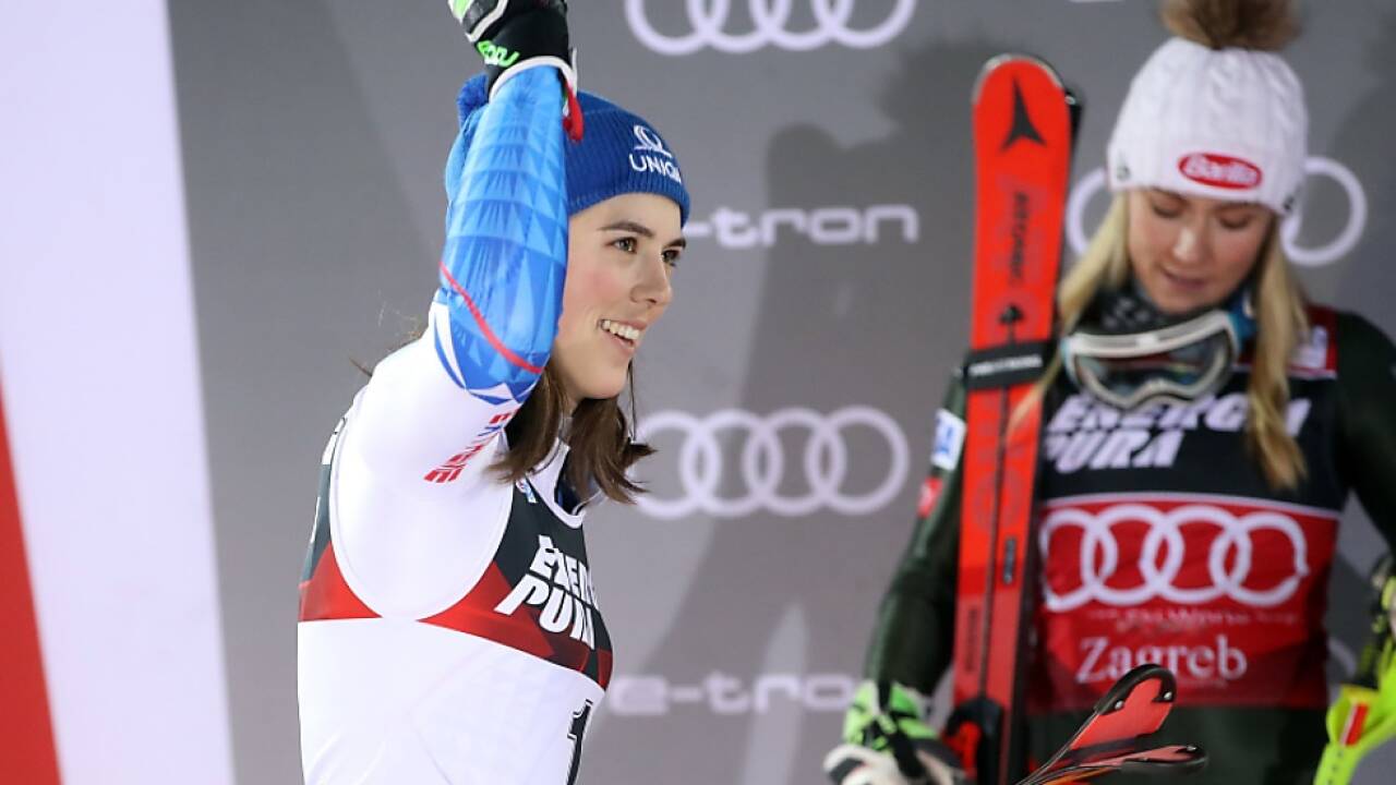 Petra Vlhova und Mikaela Shiffrin duellieren sich auf der Piste 