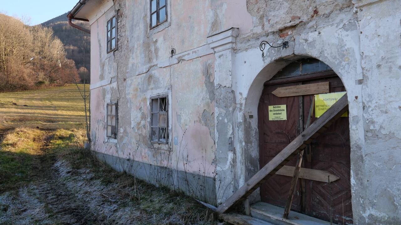 Die wertvollen Wappen über den Eingangstoren des Jagdschlosses wurden von Dieben aus dem Mauerwerk geschlagen. Die wertvollen Wappen über den Eingangstoren des Jagdschlosses wurden von Dieben aus dem Mauerwerk geschlagen.