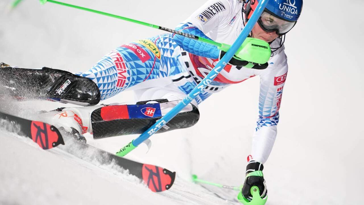 Petra Vlhova verteidigte ihre Halbzeitführung. 