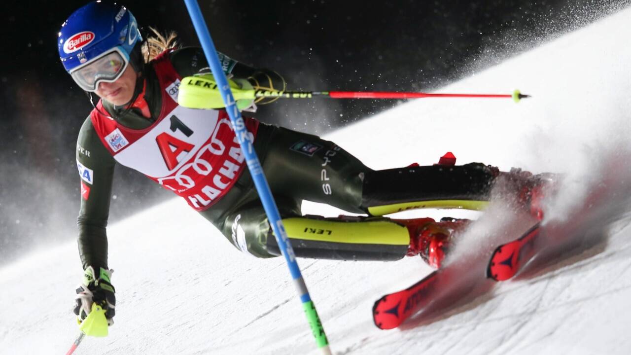 Mikaela Shiffrin musste sich mit Platz drei begnügen. 