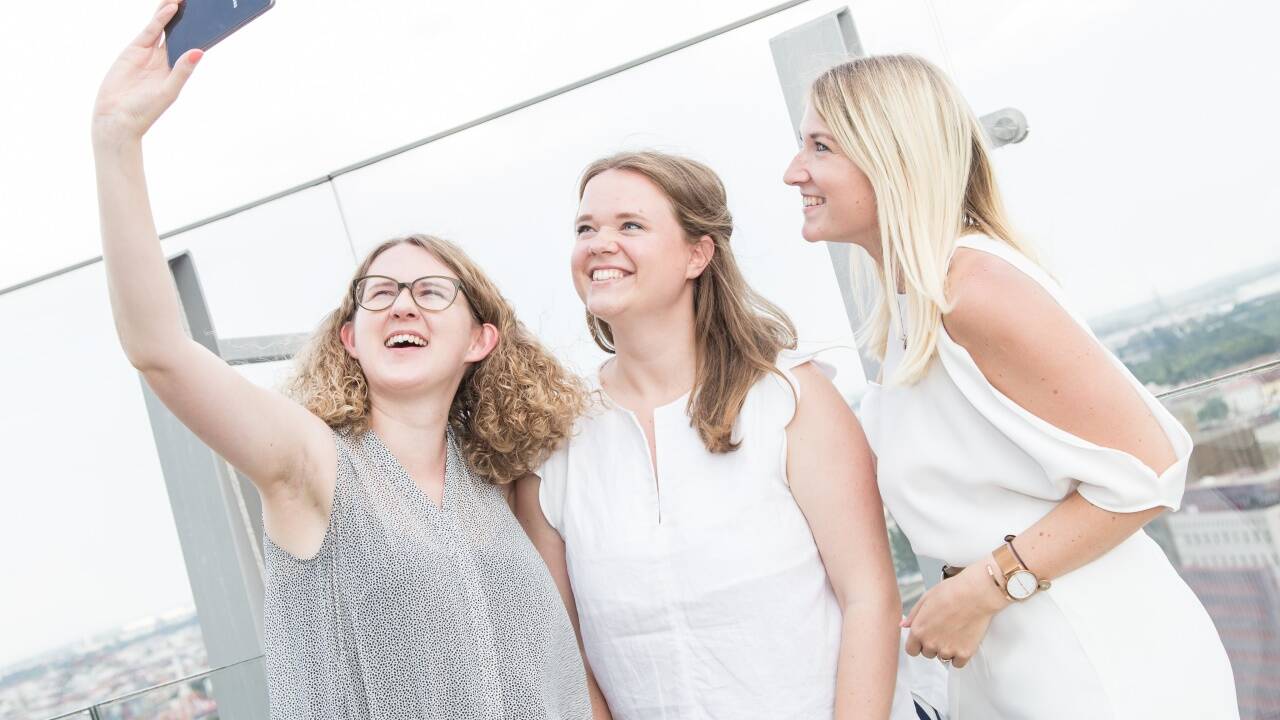 Lisa Fassl, Nina Wöss und Tanja Sternbauer haben die „Female Founders“ gegründet. 