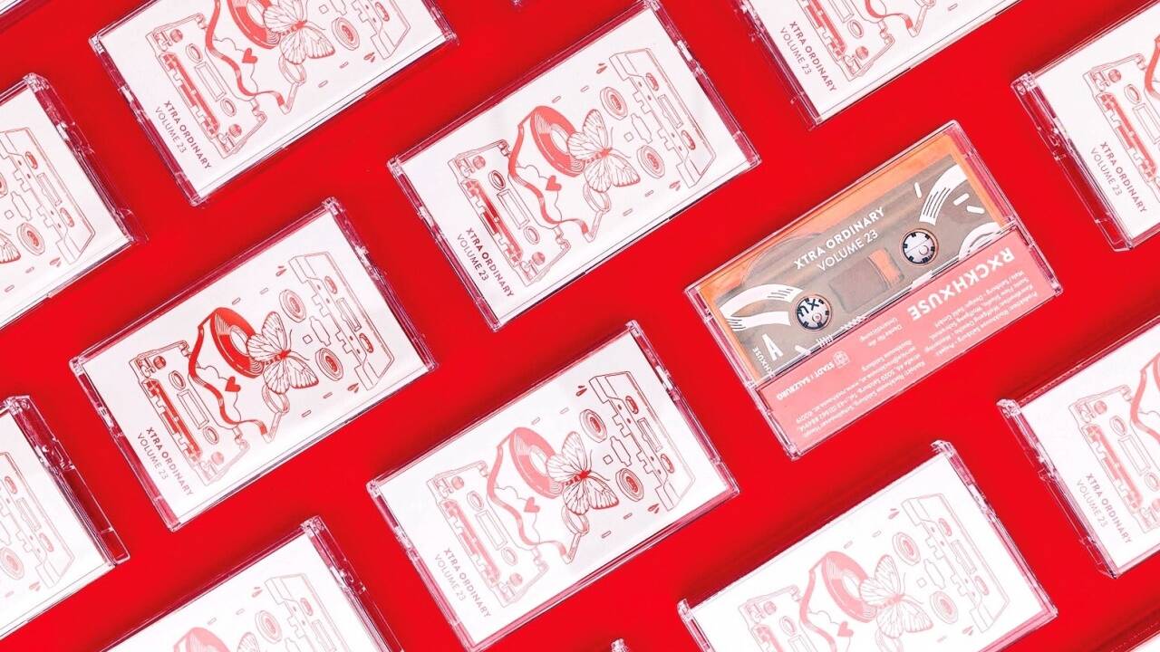 Erstmals auf Musikkassette: Der neue „Xtra Ordinary“-Sampler. 