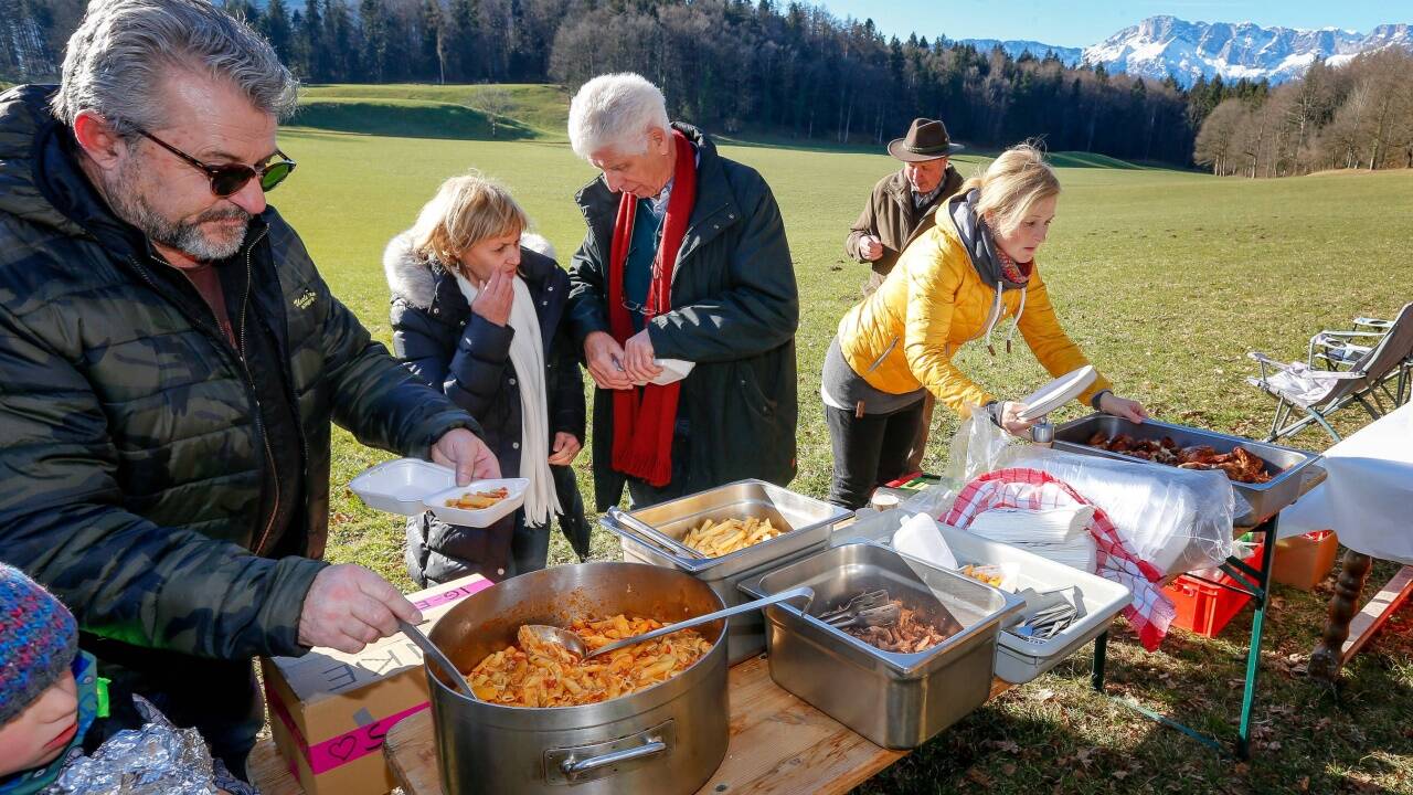 Für die Verpflegung war gesorgt. 