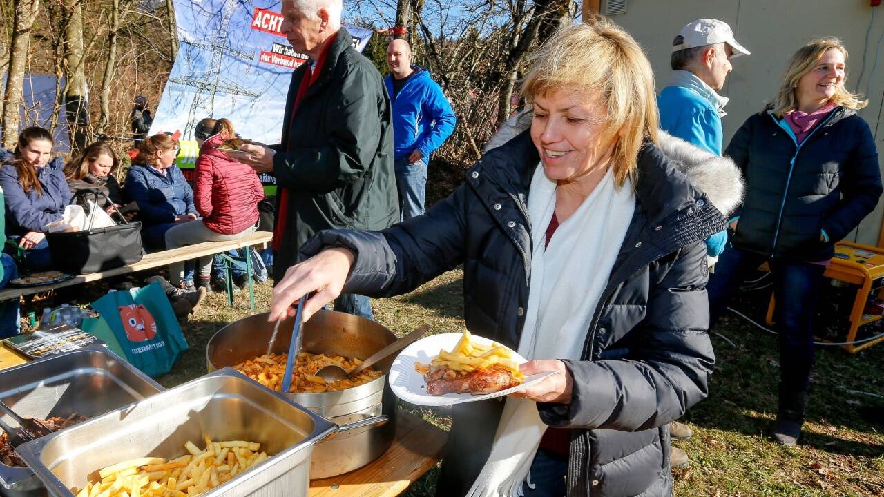 Für die Verpflegung war gesorgt. 