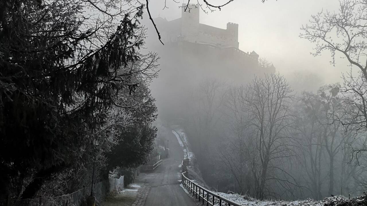 Auch in der Stadt Salzburg kühlte es Dienstag in der Früh auf minus 5,5 Grad ab. 