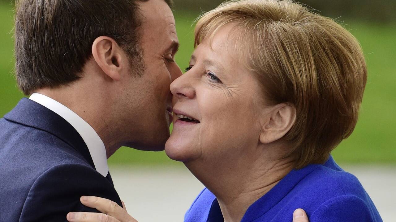 Eigentlich scheinen sie sich ja gut zu verstehen: Frankreichs Staatspräsident Emmanuel Macron und die deutsche Kanzlerin Angela Merkel.  