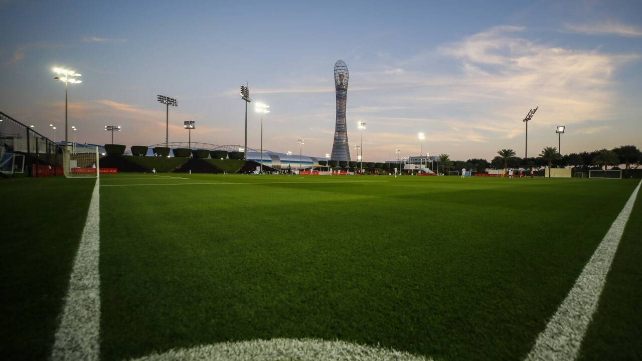 Die Bullen trainieren in der noblen Aspire-Academy in Doha. 