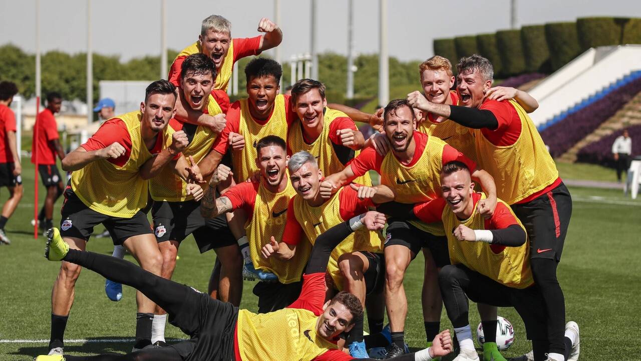 Die Bullen trainieren in der noblen Aspire-Academy in Doha. 
