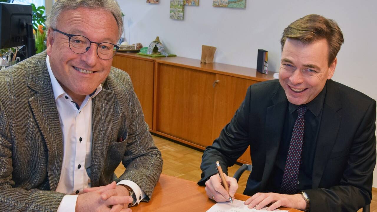 LH-Stv. Heinrich Schellhorn mit Siegwald Bütow 