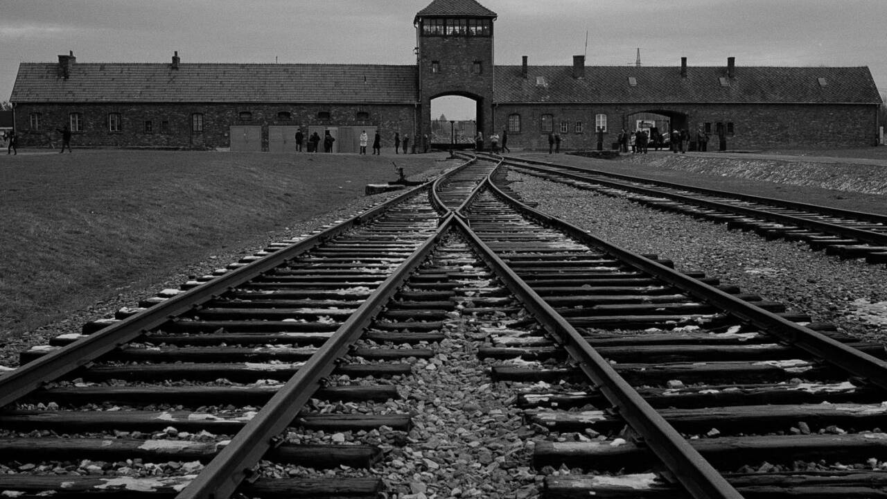 Das KZ Auschwitz (Oswiecim) in Polen. 
