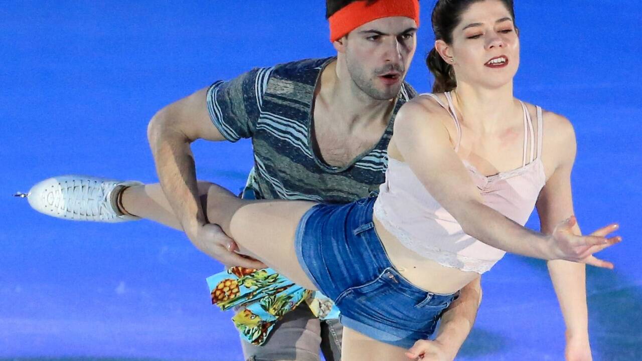 Miriam Ziegler und Severin Kiefer genossen das abschließende Schaulaufen. 