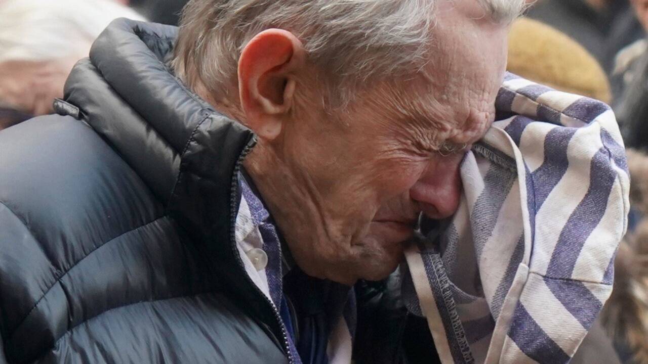 Überlebende der KZ-Hölle gedachten ihrer Befreiung vor 75 Jahren. 