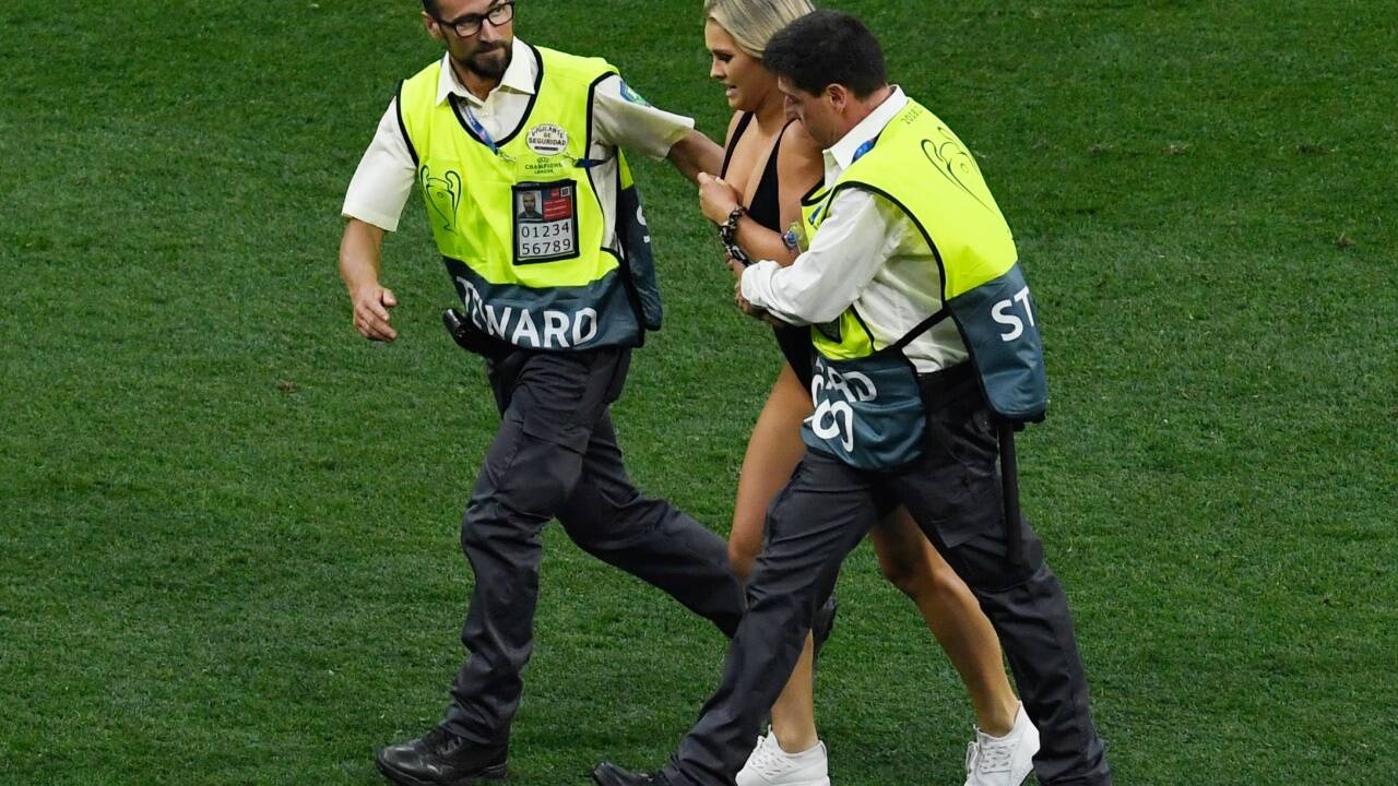 Sie zeigt sich halt gern: Kinsey Wolanski am 1. Juni 2019 beim Champions-League-Finale in Madrid. 