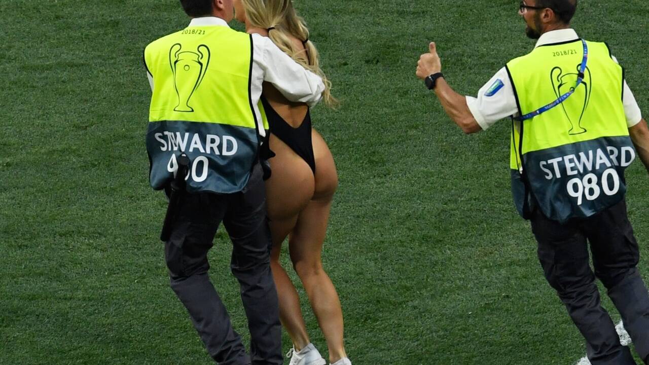 Sie zeigt sich halt gern: Kinsey Wolanski am 1. Juni 2019 beim Champions-League-Finale in Madrid. 