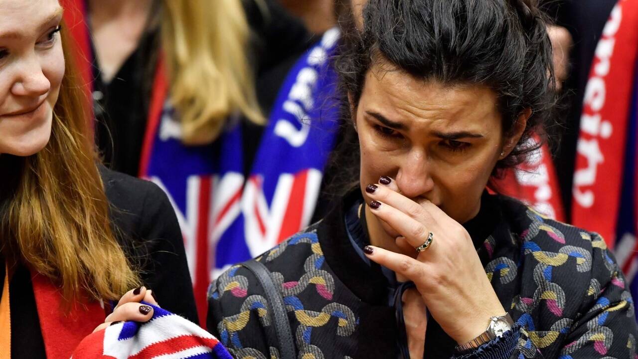 Der Abschied von der EU fiel vielen sichtlich schwer.  