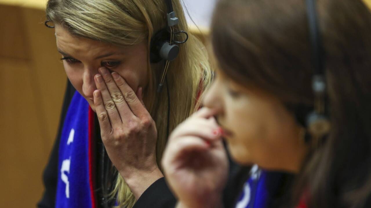 Der Abschied von der EU fiel vielen sichtlich schwer.  