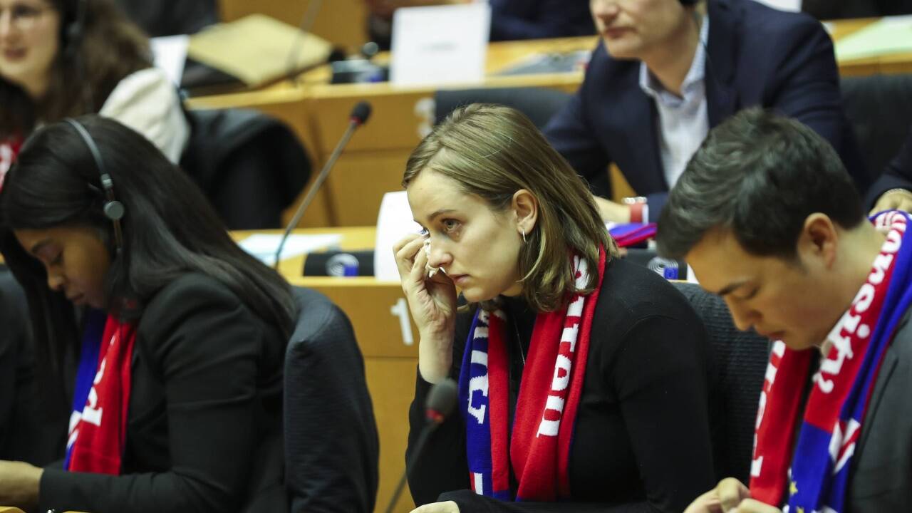 Der Abschied von der EU fiel vielen sichtlich schwer.  