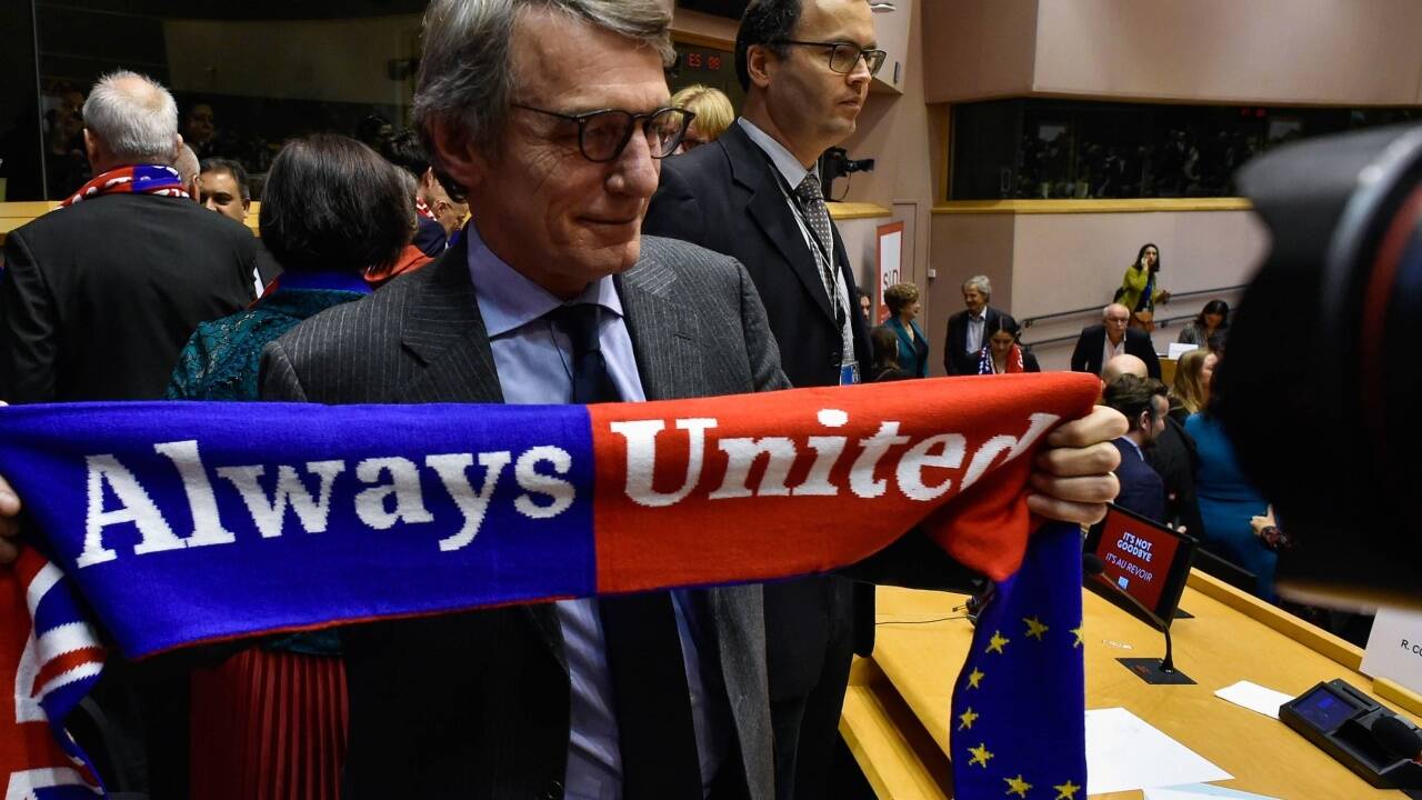 Der Abschied von der EU fiel vielen sichtlich schwer.  