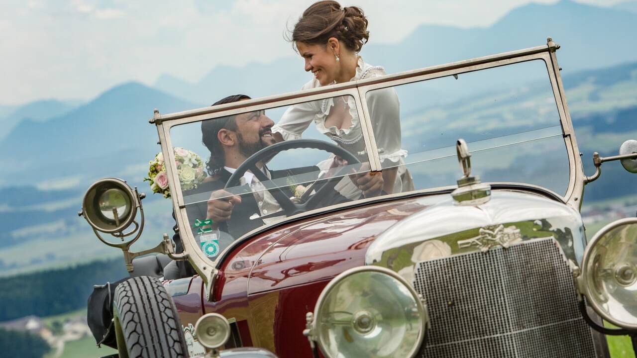 Elena und Immanuel Fiausch haben 2016 in Mattsee geheiratet.  