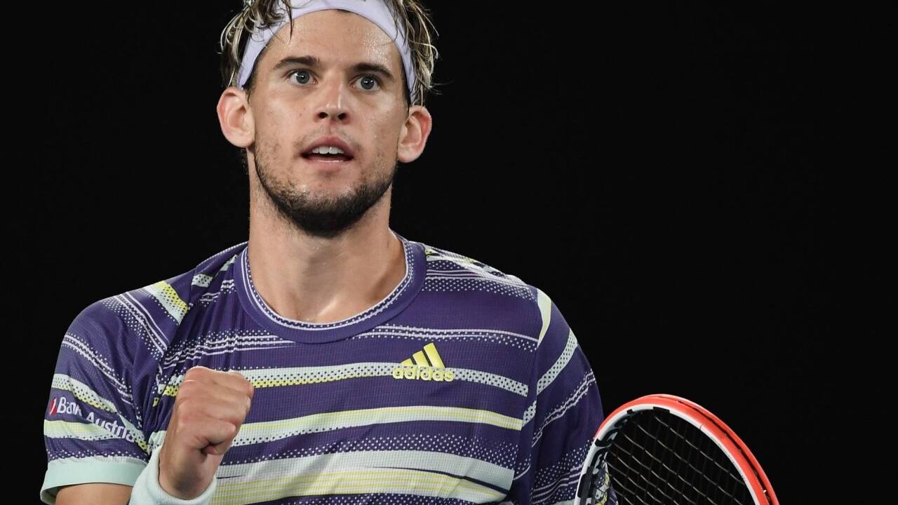 Starke Leistung: Dominic Thiem schlägt Alexander Zverev und steht im Finale der Australian Open. 